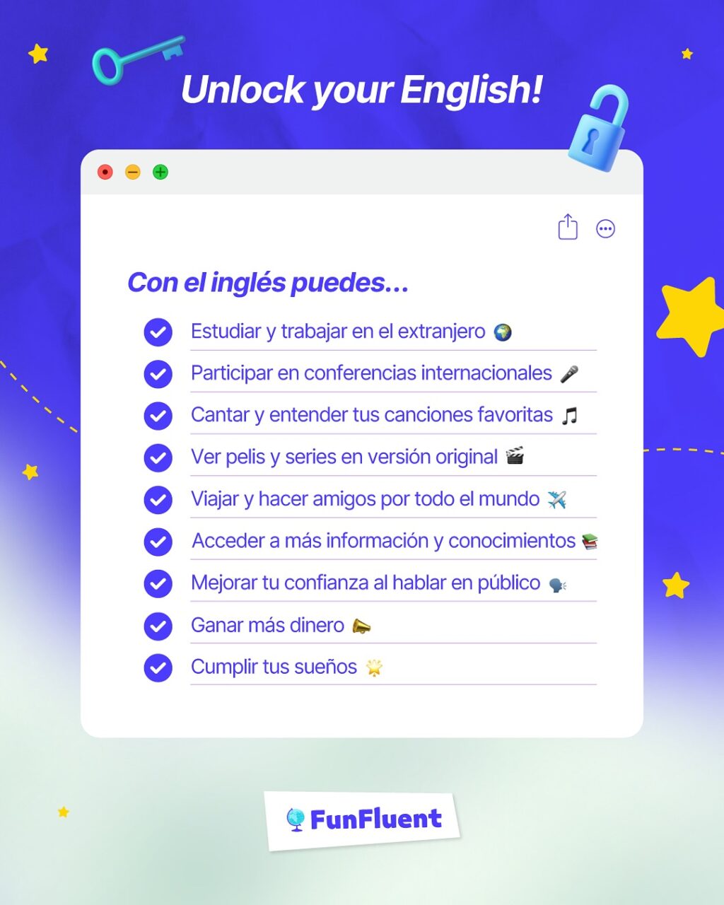 Instagram post from funfluent.es. This post is in position 0.